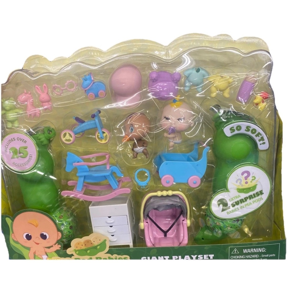 Pea Pod Babies Giant Twenty Five Piece Playset - Collectible Mystery Surprise